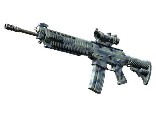 Buy CS2 rifle StatTrak™ SG 553 | Wave Spray (Field-Tested) skin