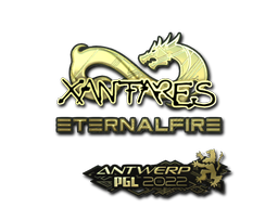Buy CS2 sticker Sticker | XANTARES (Gold) | Antwerp 2022 skin