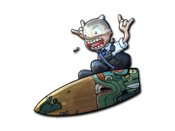 Buy CS2 sticker Sticker | Fire Serpent Surf K (Foil) skin