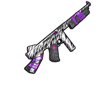 Buy Rust weapon Zebra Thompson skin