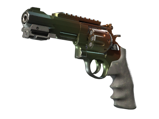 Buy CS2 pistol R8 Revolver | Amber Fade (Well-Worn) skin