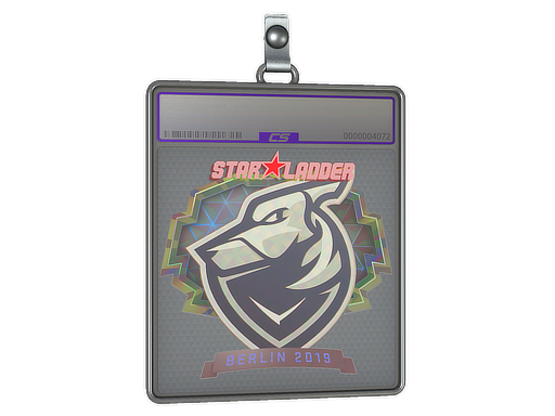 Buy CS2 charm Sticker Slab | Grayhound Gaming (Holo) | Berlin 2019 skin