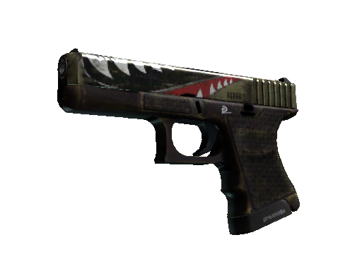 Buy CS2 pistol StatTrak™ Glock-18 | Warhawk (Minimal Wear) skin
