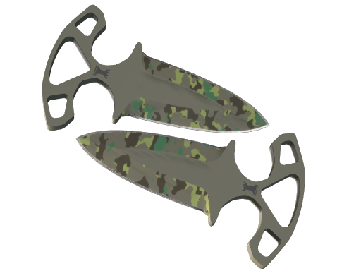 Buy CS2 knife ★ Shadow Daggers | Boreal Forest (Minimal Wear) skin