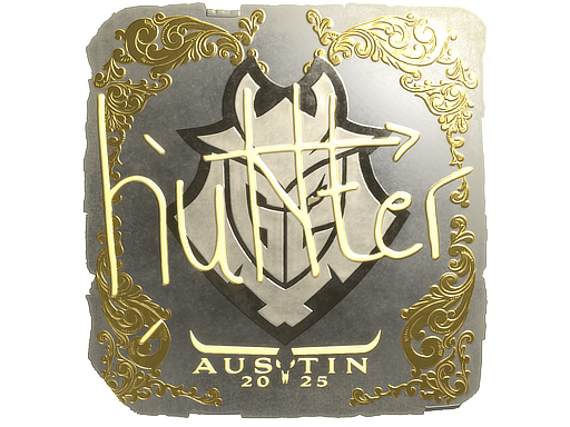 Buy CS2 sticker Sticker | huNter- (Gold) | Austin 2025 skin