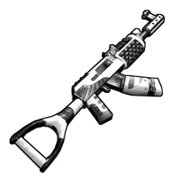 Buy Rust weapon No Mercy AK47 skin