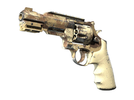 Buy CS2 pistol R8 Revolver | Desert Brush (Well-Worn) skin