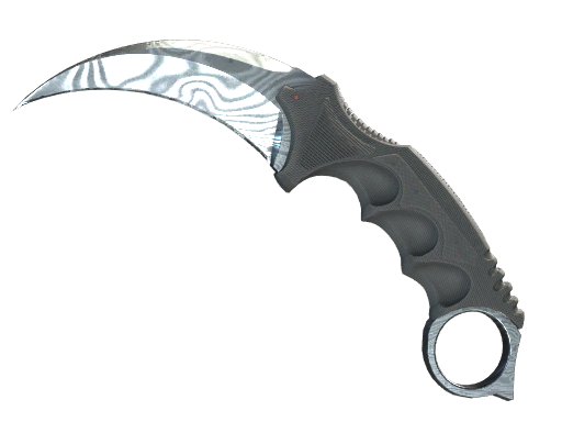 Buy CS2 knife ★ StatTrak™ Karambit | Damascus Steel (Well-Worn) skin