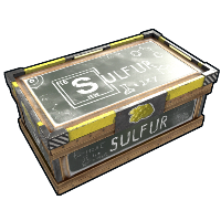 Buy Rust large wooden box Scientific Sulfur Storage skin