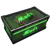 Buy Rust large wooden box Neon Meds Storage skin