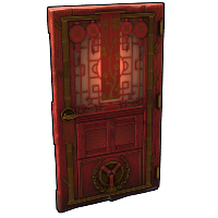 Buy Rust wooden door Lunar Horse Fortune Wooden Door skin