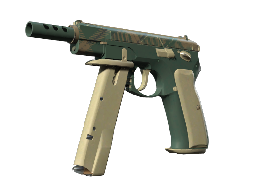 Buy CS2 pistol CZ75-Auto | Green Plaid (Minimal Wear) skin