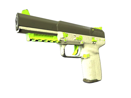 Buy CS2 pistol Souvenir Five-SeveN | Hot Shot (Well-Worn) skin