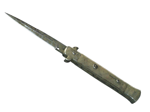 Buy CS2 knife ★ StatTrak™ Stiletto Knife | Safari Mesh (Battle-Scarred) skin