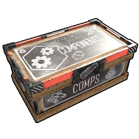 Buy Rust large wooden box Scientific Components Storage skin