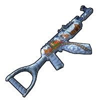 Buy Rust ak47u Christmas Route AR skin