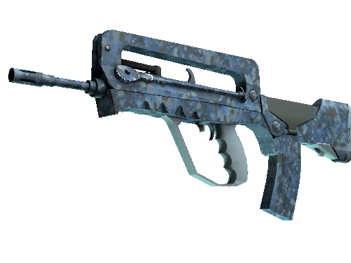 Buy CS2 rifle FAMAS | Cyanospatter (Minimal Wear) skin