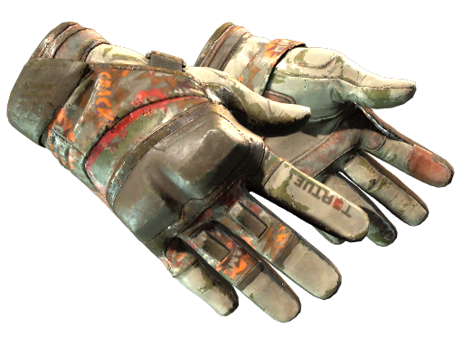 Buy CS2 gloves ★ Moto Gloves | POW! (Battle-Scarred) skin