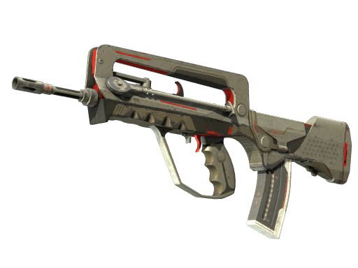 Buy CS2 rifle StatTrak™ FAMAS | Mecha Industries (Battle-Scarred) skin
