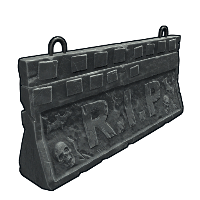 Buy Rust concrete barricade Tombstone Barricade skin
