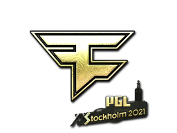 Buy CS2 sticker Sticker | FaZe Clan (Gold) | Stockholm 2021 skin