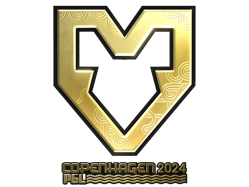 Buy CS2 sticker Sticker | MOUZ (Gold) | Copenhagen 2024 skin