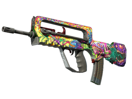 Buy CS2 rifle StatTrak™ FAMAS | Bad Trip (Battle-Scarred) skin