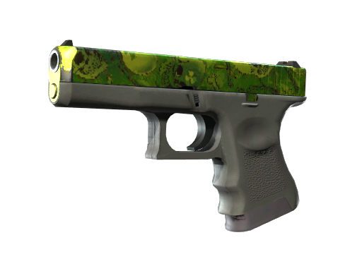 Buy CS2 pistol Souvenir Glock-18 | Nuclear Garden (Well-Worn) skin
