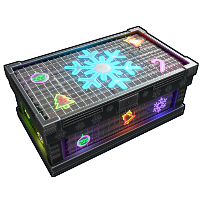 Buy Rust large wooden box Neon Snowflake Large Box skin
