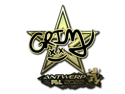 Buy CS2 sticker Sticker | Grim (Gold) | Antwerp 2022 skin