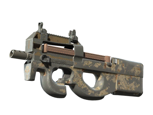 Buy CS2 smg Souvenir P90 | Desert DDPAT (Battle-Scarred) skin