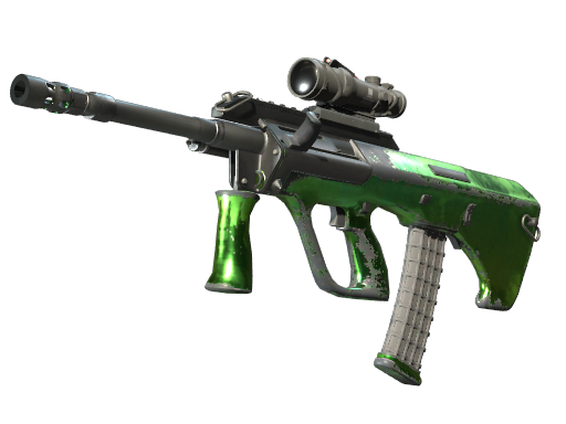 Buy CS2 rifle AUG | Carved Jade (Field-Tested) skin
