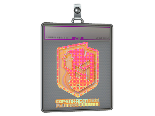 Buy CS2 charm Sticker Slab | PGL (Holo) | Copenhagen 2024 skin