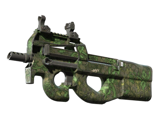 Buy CS2 smg P90 | Verdant Growth (Well-Worn) skin