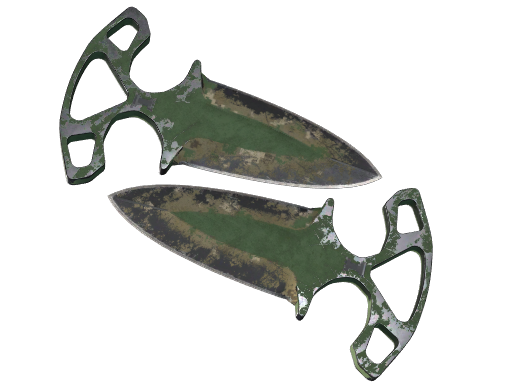 Buy CS2 knife ★ StatTrak™ Shadow Daggers | Forest DDPAT (Battle-Scarred) skin