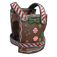 Buy Rust metal torso plate Naughty Gingerbread Chestplate skin