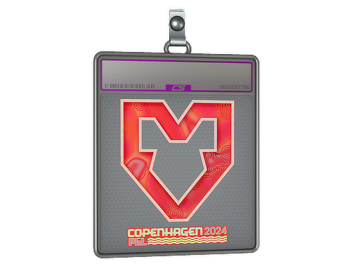 Buy CS2 charm Sticker Slab | MOUZ (Holo) | Copenhagen 2024 skin