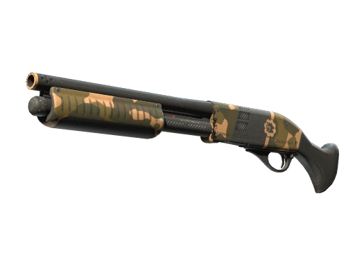 Buy CS2 shotgun Sawed-Off | Black Sand (Well-Worn) skin