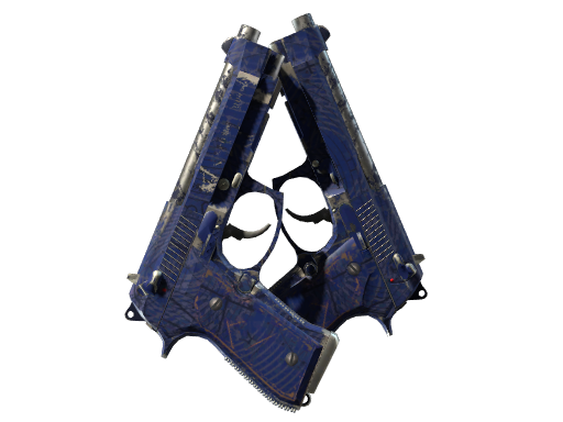 Buy CS2 pistol Dual Berettas | Moon in Libra (Well-Worn) skin