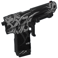 Buy Rust semi auto pistol Tribal Alloy SAP skin