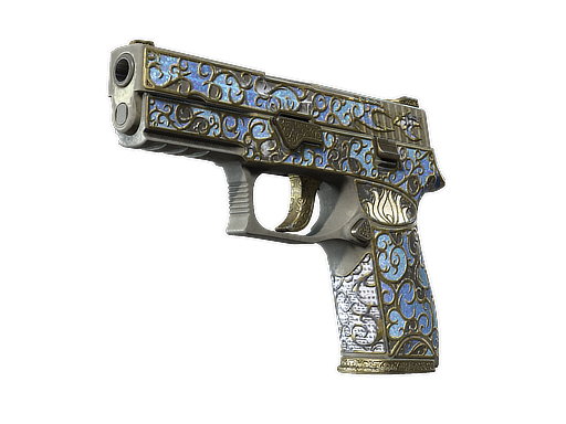 Buy CS2 pistol P250 | Lotus Imprint (Battle-Scarred) skin