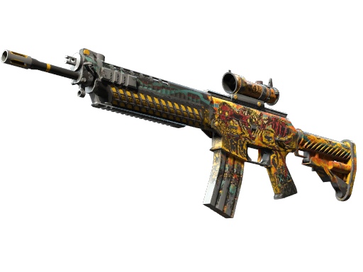 Buy CS2 rifle StatTrak™ SG 553 | Colony IV (Well-Worn) skin