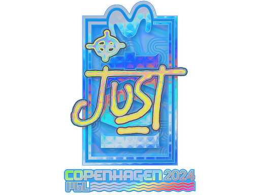Buy CS2 sticker Sticker | JUST (Holo) | Copenhagen 2024 skin