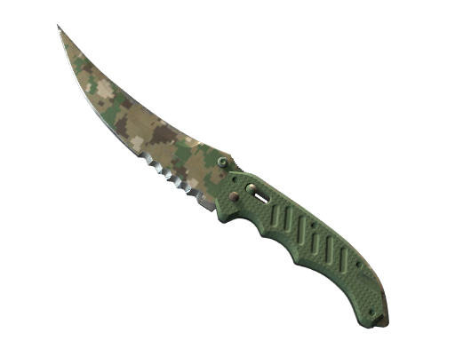 Buy CS2 knife ★ Flip Knife | Forest DDPAT (Well-Worn) skin