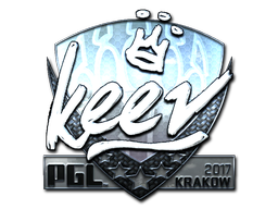 Buy CS2 sticker Sticker | keev (Foil) | Krakow 2017 skin