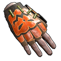 Buy Rust clothing Pumpkin Roadsign Gloves skin