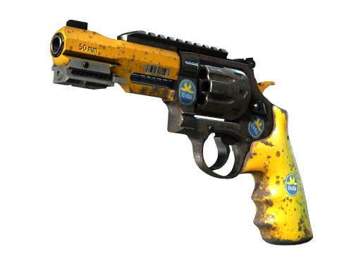 Buy CS2 pistol R8 Revolver | Banana Cannon (Well-Worn) skin