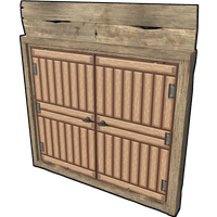 Buy Rust misc Pixel Wooden Double Door skin