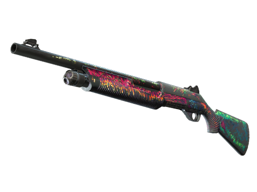 Buy CS2 shotgun StatTrak™ Nova | Hyper Beast (Battle-Scarred) skin