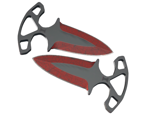 Buy CS2 knife ★ Shadow Daggers | Crimson Web (Minimal Wear) skin